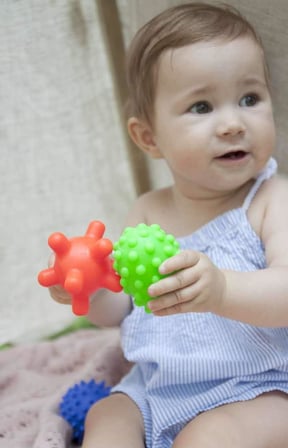 Poema &amp; Rosa Sensory duyusal plastik bebek topu 5 adet