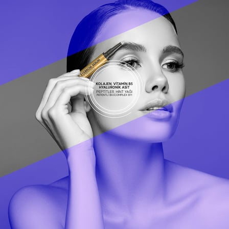 Bioxcin Kaş ve Kirpik Serumu – BioComplex B11, Hyaluronik Asit, Hint Yağı ve Peptit İçerikli – Gürleştirici ve Uzatıcı Etki – 10 ml