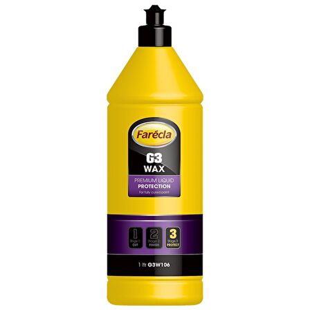 Farecla G3 Wax Premium Liquid Cila 1 LİTRE + CİLA SÜNGERİ