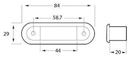 Ledli merdiven lambası Su Geçersiz Paslanmaz Çelik Kapak 10V/33V 0.5W Yeşil