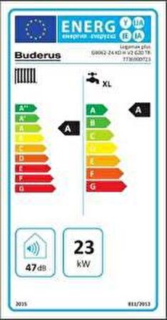 Buderus Logamax Plus GB062 24/30 Kw 20.000 K. Tam Yoğuşmalı Kombi