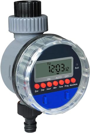 Bahçe Sulama Zamanlayıcısı Musluk ve Su Deposu Uyumlu Pilli Dijital Elektronik