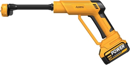 Acr-10 Şarjlı Araç Yıkama Makinesi Sarı 203 Psi 170W Basınçlı Oto Yıkama Seti | 3820 Fırçasız