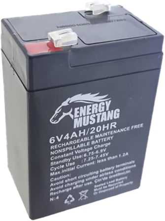 6 Volt 4 Amper Bakımsız Kuru Akü 6v 4 Ah 2021 Üretim Yılı