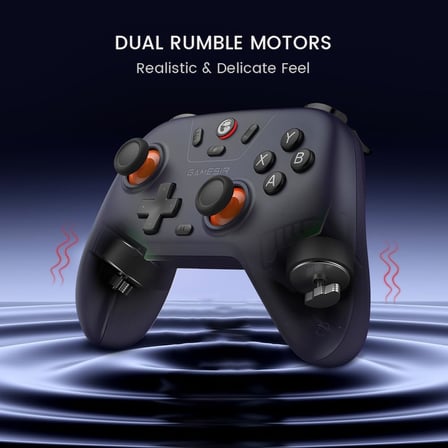 GameSir Nova Lite Çoklu Platform Kablosuz Oyun Kumandası, PC, Steam, Switch, iOS ve Android Uyumlu Hall Effect 20Hz Turbo (Space Purple)