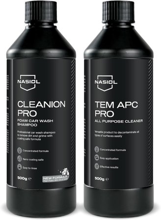 Cleanion Pro Şampuan ve Tem Apc Pro Araç içi Temizleyici Seti