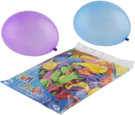 9A Karışık Renkli Balon 100'lü Atom