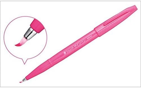 Sing Pen Brush KIRMIZI