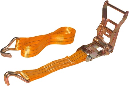 Safeset SG-40 35mm 1,5 İnç Spanzet 6 Mt 1000-2000daN 8 mm Çift J Kanca 1.1 Yük Gerdirme Halatı (2)