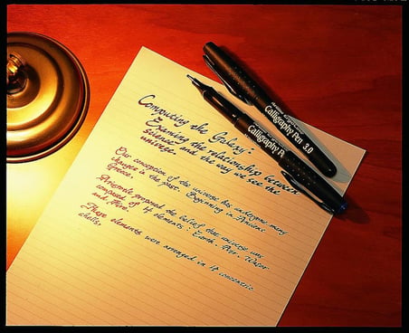 Ergoline Calligraphy Pen 3.0 Kaligrafi Kalemi, 3.0 mm, Siyah