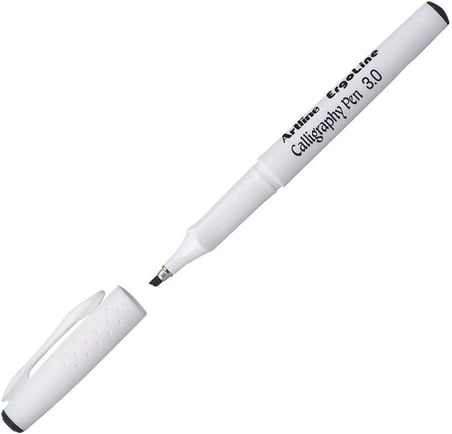 Ergoline Calligraphy Pen 3.0 Kaligrafi Kalemi, 3.0 mm, Siyah
