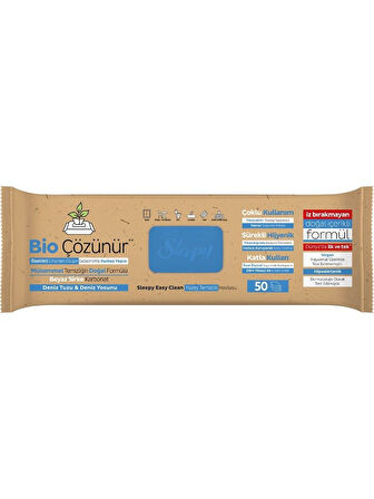 Sleepy Bio Yüzey Temizlik Havlusu 50 Adet Deniz Tuzu Yosun