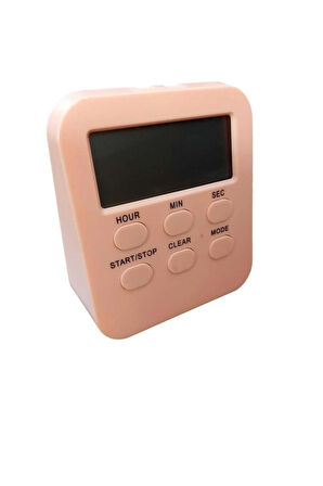 Pratik Mutfak ve Çalışma Zamanlayıcı - Geri Sayım, Kronometre Fonksiyonlu 