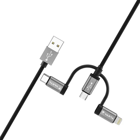 Kablo 3IN1 USB A -LIGHT/M-USB/T. C