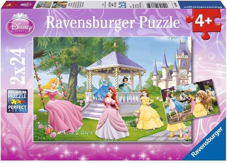 WD - BÜYÜLÜ PRENSESLER - 2x24p PUZZLE - 88652