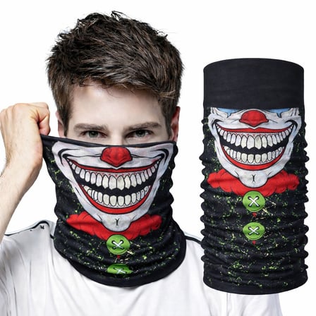 Joker Yüz Baskılı Baf Bandana - Çok Amaçlı Boyunluk Bandana 2 No (2)