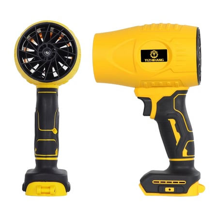 21V Kablosuz Hava Üfleyici | 32.000RPM Turbo Fan, 12.000mAh Batarya, Bahçe &amp;amp; Araç Kurutma / 