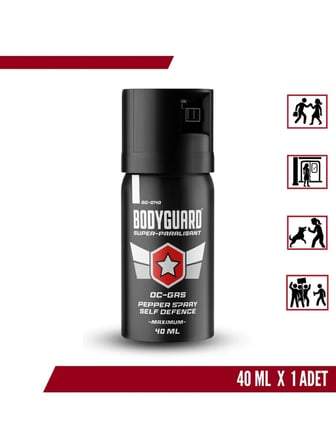 Bodyguard Biber Gazı Sprey 40ML Bodyguard (Göz Yaşartıcı Sprey) (2)