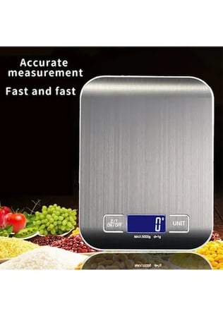 Metal Dijital Mutfak Terazisi Hassas Tartı 5 Kg Crown (2)