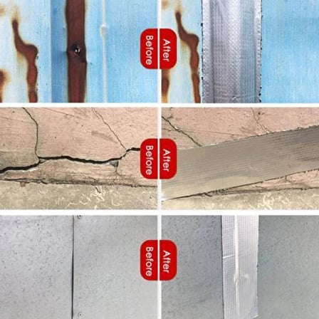 Çok Amaçlı Kuvvetli Yapıştırma Bandı Çamur Bant Su Geçirmez Tamir Bandı Su Sızdırmaz Bant 96 mm x 1.