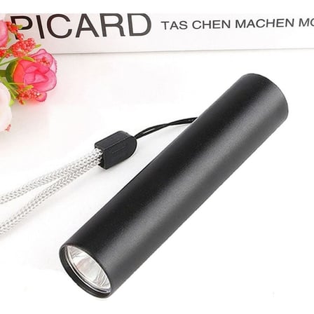 Mini Cep Boy USB İle Şarj Olan Oje Kurutucu Sahte Para Kontol LED UV Mor Işık El Feneri (2)