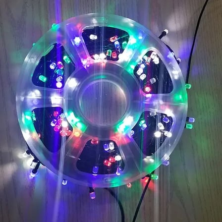 Renkli Vip Profesyonel 25 Metre Renkli LED Işık 220V Fişli Renkli (2)