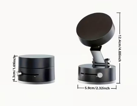 Mıknatıslı Katlanabilir Telefon Tutucu - Torpido ve Cam Uyumlu (2)