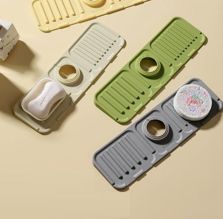 Mutfak Banyo Lavabo Kenarı Silikon Mat Gri (2)