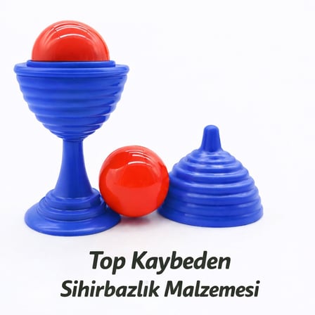 Mavi Renk Sihirli Kupa Top Kaybetme Oyunu 7 cm (2)
