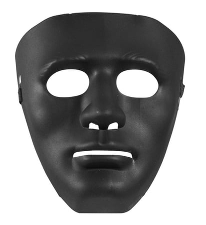 Siyah Renk Hip Hop Anonim Jabbawockeez Dans Maskesi 18x19 cm (2)