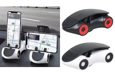 Araba Tasarımlı Araç İçi Telefon Tutucu 360 Dönebilen Ayarlı (2)