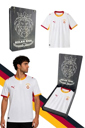 GS FRM 042 785002 GALATASARAY ORJİNAL LİSANSLI PUMA 26/27 ALTERNATİF BEYAZ  FORMA LAZER KUTU HEDİYEL