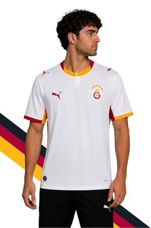 GS FRM 042 785002 GALATASARAY ORJİNAL LİSANSLI PUMA 26/27 ALTERNATİF BEYAZ  FORMA LAZER KUTU HEDİYEL