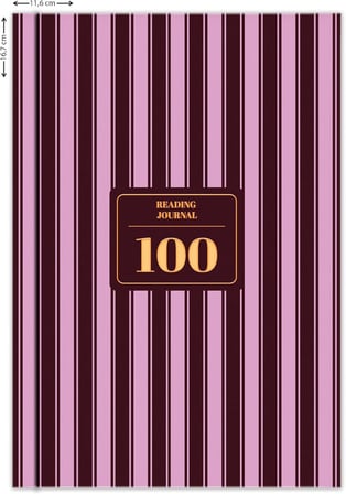 Kitap Okuma Günlüğü Reading Journal Bordo