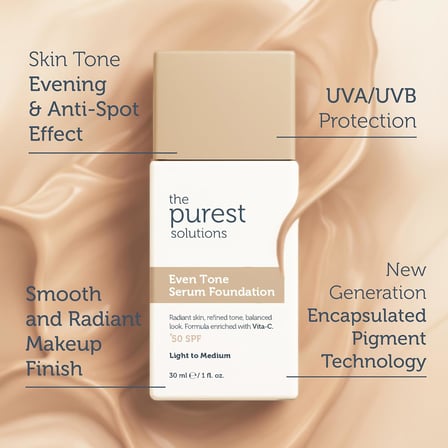 Cilt Tonu Eşitleyici &amp; Leke Karşıtı Serum Fondöten SPF 50, 30 Mililitre – Açık/Orta Ton