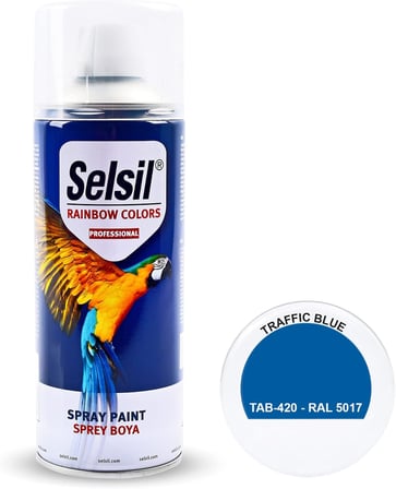 Rainbow 400 Ml Sprey Boya Trafik Mavi
