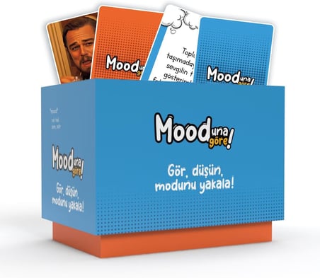 Mooduna Göre Komik Mood Oyunu, Arkadaş ve Aile İçin Kutu Oyunu, Kart Oyunu, 216 Kart