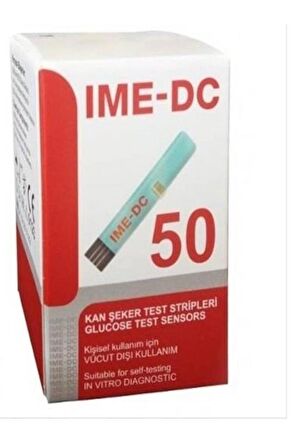 Ime-dc Şeker Ölçüm Strip Çubuğu 50 Adet