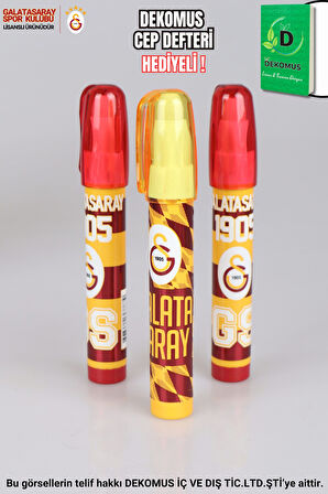 "DEKOMUS CEP DEFTERİ HEDİYELİ" LİSANSLI GALATASARAY ROKET SİLGİ 