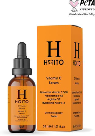 C Vitamini Serumu 30ml-liposomal Vitamin C% 10 Niacinamide% 8 Arginine% 2 Ha% 1,5