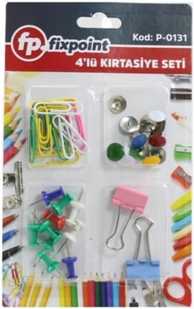 4'lü Kırtasiye Seti, Ataç Seti, Model CNK-321