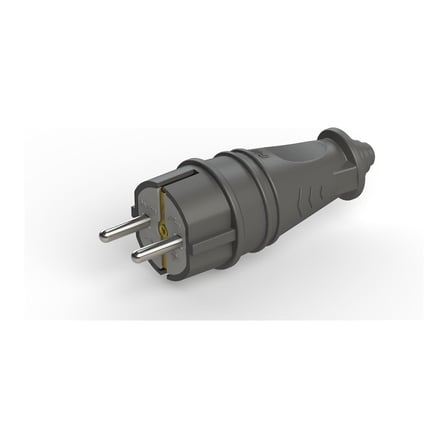 Nead Kauçuk Topraklı Erkek Fiş 4001 | 16A 220-230V | 2P+Topraklı | Sanayi Tipi Dayanıklı Fiş | Yerli Üretim