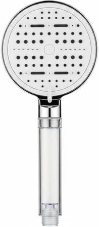 Busstier Krom Filtreli Duş Başlığı 6 Modlu Yüksek Basınçlı Tasarruflu El Duşu Kireç Önleyici Mineral Filtreli Banyo Duş Başlığı 12,5 cm Geniş Başlıklı Evrensel Uyumlu
