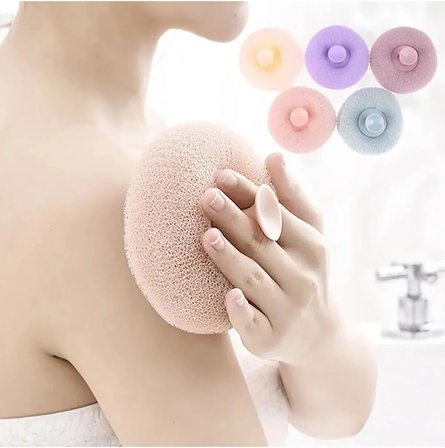 Vantuzlu Banyo Lifi Süngeri Doğal Lif Kabağı Zenginleştirilmiş Kişisel Bakım Temizlik Lifi 1 ADET