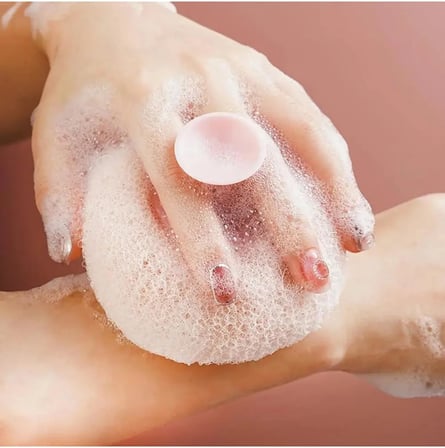 Vantuzlu Banyo Lifi Süngeri Doğal Lif Kabağı Zenginleştirilmiş Kişisel Bakım Temizlik Lifi 1 ADET