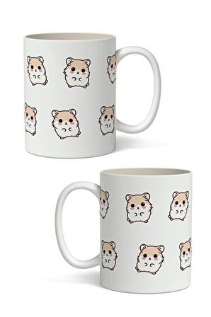 Hamster Tasarımlı Kupa Bardak Sevgiliye Arkadaşa Hediye