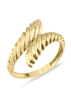 Sarmal Altın Midye Yüzük