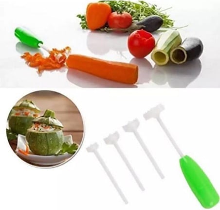 4 Parça Oyacak Meyve Sebze Oyacağı Soyacağı Beyaz