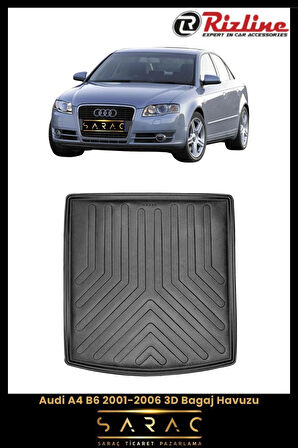 Rizline Audi A4 Sedan 2006 Model 3D Bagaj Havuzu