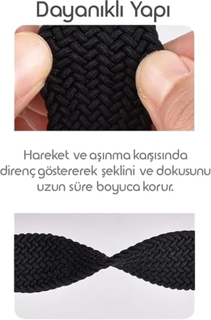 Örgü Loop 18mm Kumaş Kordon Huawei ile Uyumlu GT5 41mm/GT5 Pro 42mm/GT4 41mm için Manyetik Tokalı Terlemeye Karşı Nefes Alabilen Bileğe Göre Ayarlanabilen Elastik Kayış